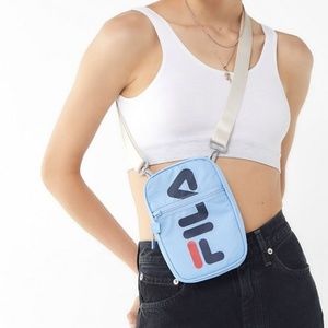 FILA Camera Crossbody Messenger Bag Blue NWT